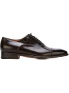 Santoni Oxford Shoes, Men's, Size: 11, Brown, Calf Leather/leather
