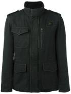 Fay Lightweight Jacket, Men's, Size: Large, Grey, Polyamide/polyester/wool