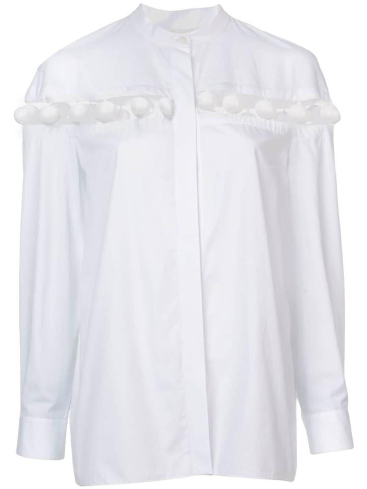 Maison Rabih Kayrouz Cut Out Blouse - White