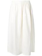 Y's High-waist Flared Skirt - White