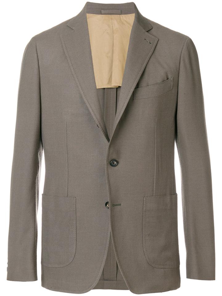 Lardini Single-breasted Blazer - Grey