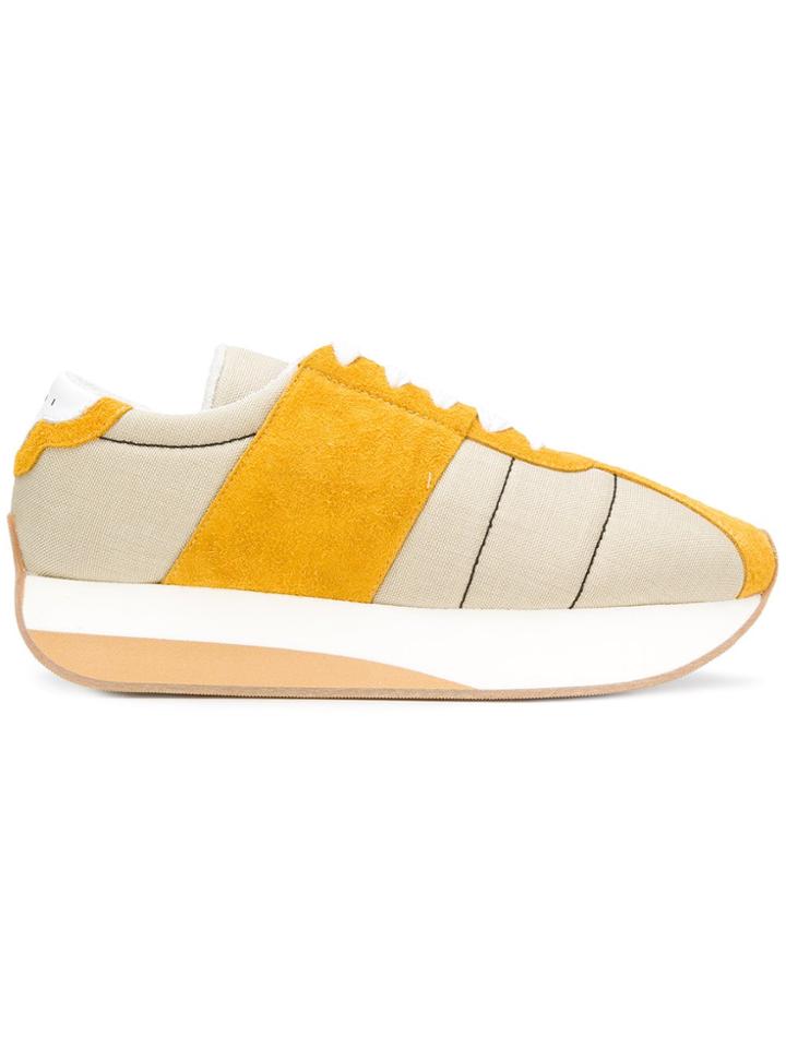 Marni Big Foot Sneakers - Nude & Neutrals