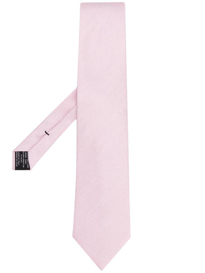 Tom Ford Piquet Tie - Pink