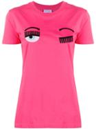 Chiara Ferragni Embroidered Logo T-shirt - Pink