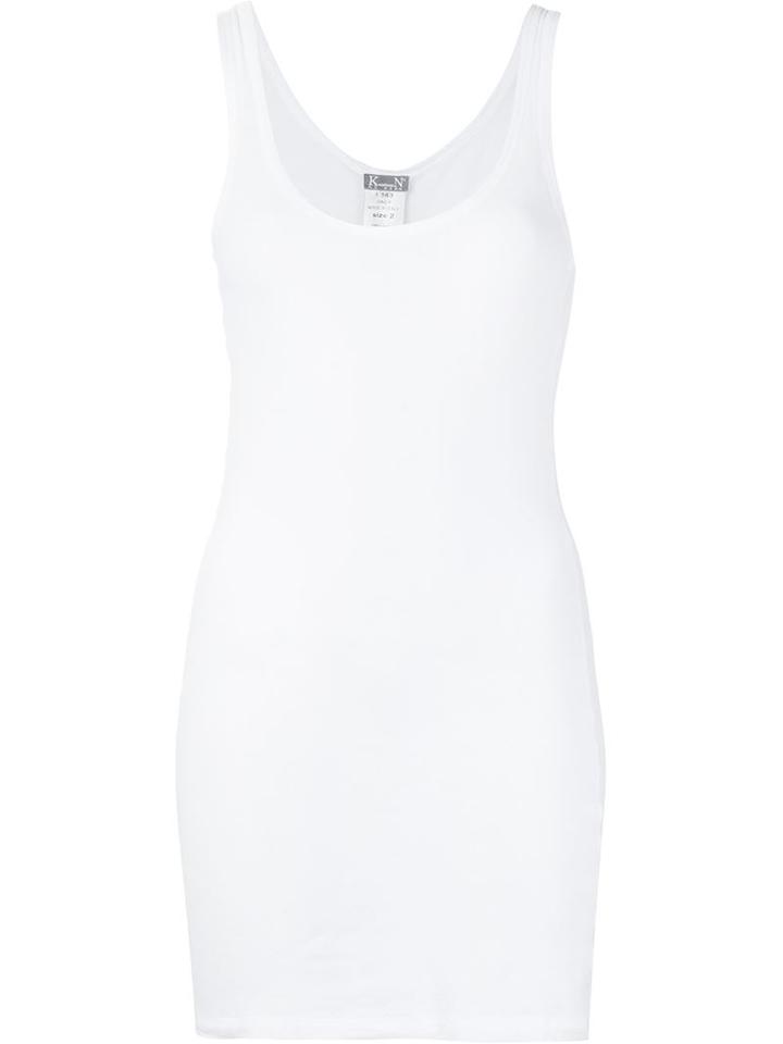 Kristensen Du Nord Long Tank, Women's, Size: 4, White, Cotton