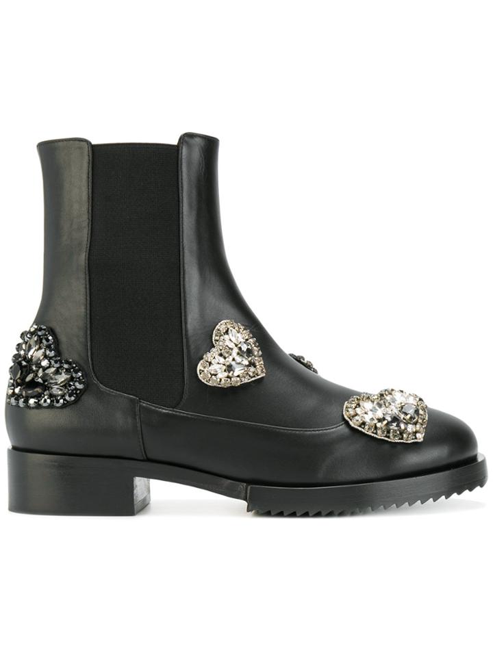 No21 Embellished Chelsea Boots - Black