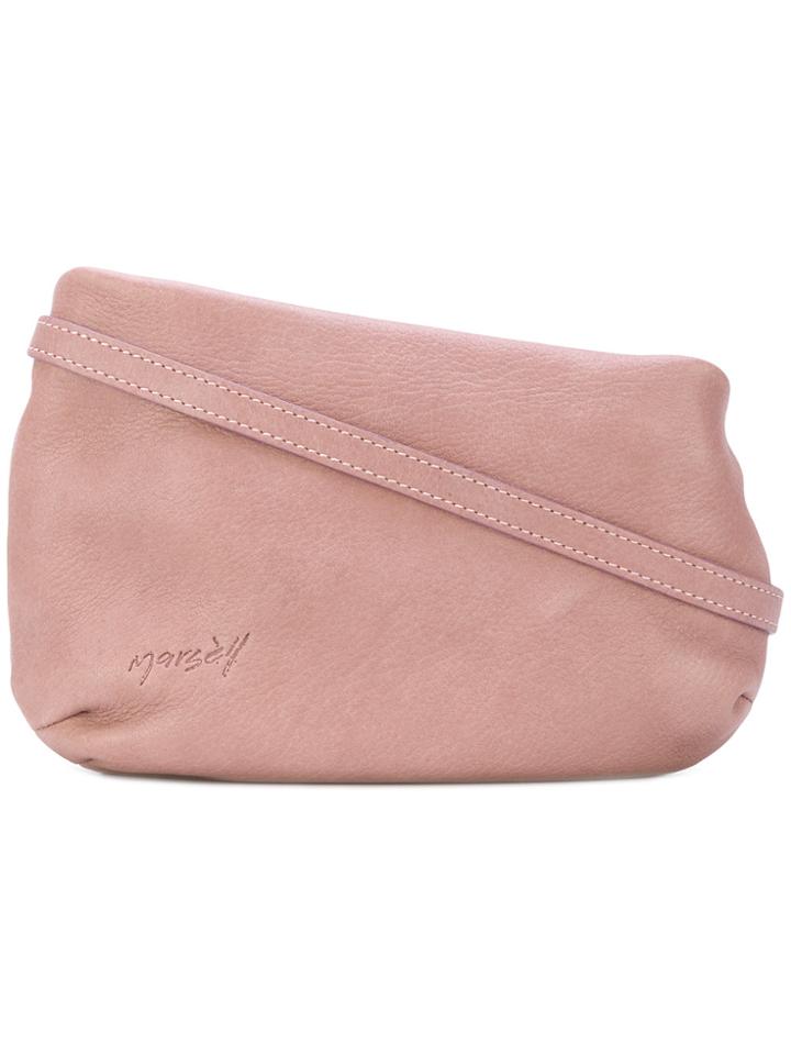 Marsèll Slanted Shoulder Bag - Pink & Purple
