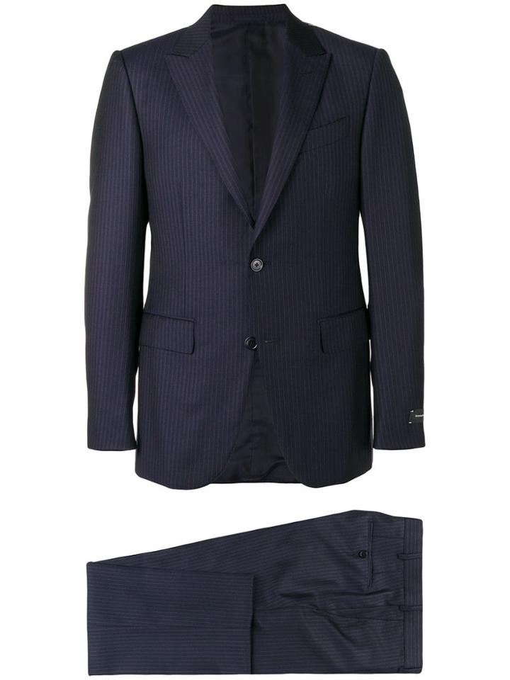 Ermenegildo Zegna Two-piece Pinstriped Suit - Blue