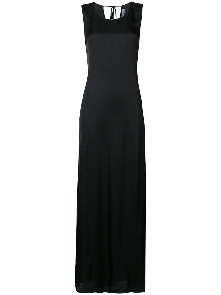 Raquel Allegra - Sleeveless Maxi Dress - Women - Cotton/viscose - 3, Black, Cotton/viscose