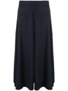 Alexander Mcqueen Cropped Tailored Trousers - Blue