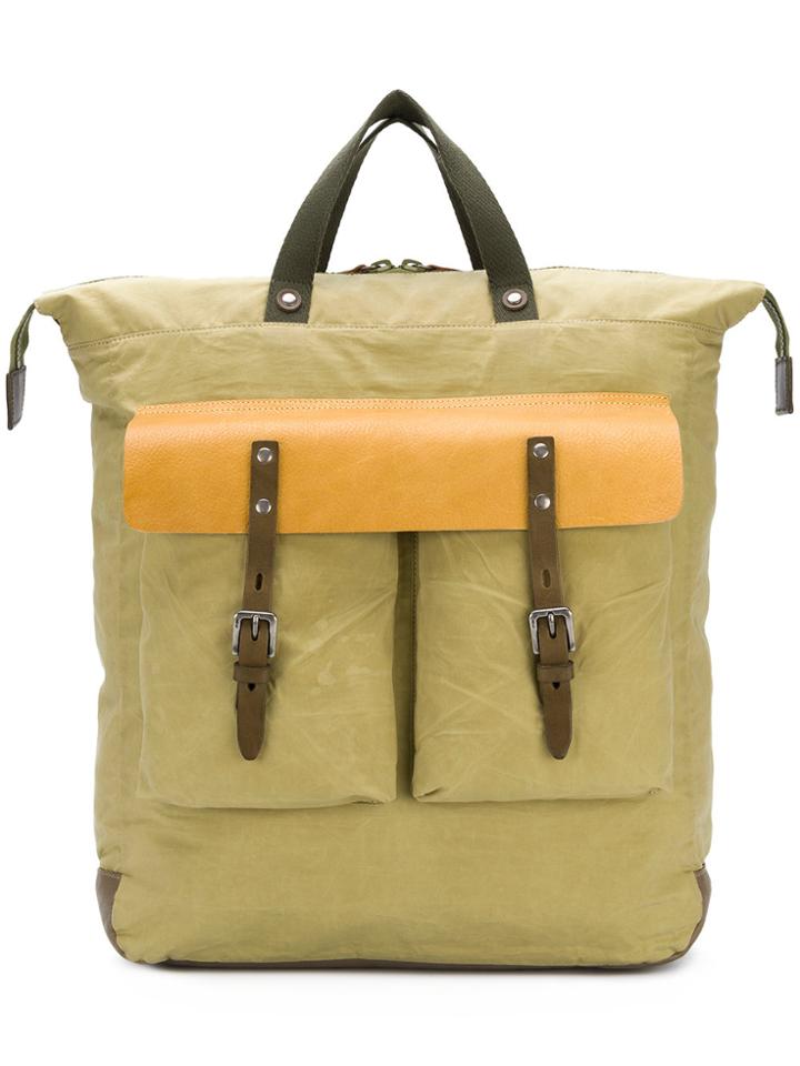 Ally Capellino Igor Waxed Backpack - Green