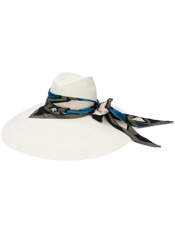 Maison Michel Big Kate Capeline Hat - White