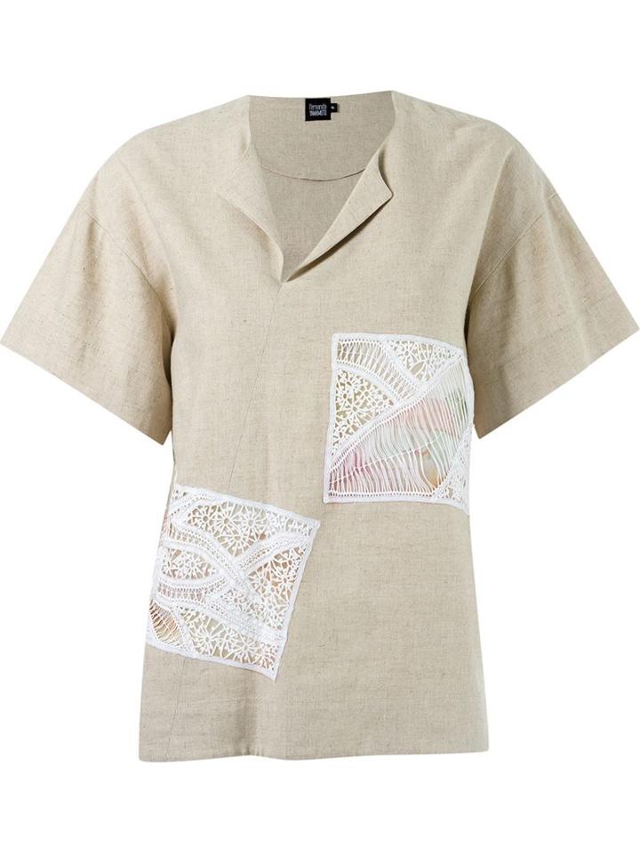 Fernanda Yamamoto V-neck T-shirt