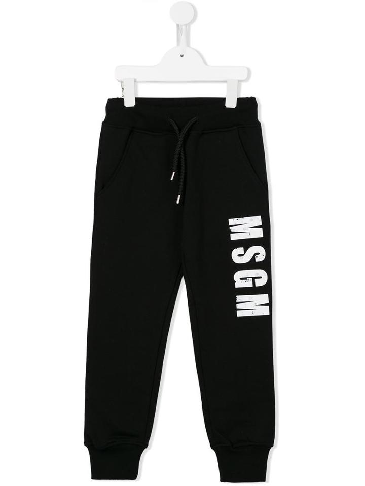 Msgm Track Pants, Girl's, Size: 6 Yrs, Black