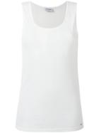 Saint Laurent Sheer Tank Top, Women's, Size: Xs, White, Wool/polyester