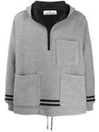 Stone Island Patch Pocket Hoodie - Grey