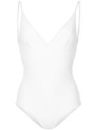 Matteau Plunge Swimsuit - White