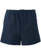 Marni City Shorts, Women's, Size: 40, Blue, Cotton