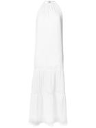 Nicole Miller Geometric Cut-out Detail Dress, Women's, Size: Xs, White, Polyester
