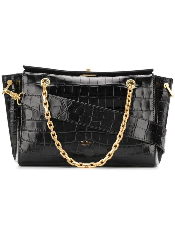 Max Mara Max Mara 45160383600 4 Furs & Skins->leather - Black