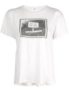 Re/done Vintage Print T-shirt - White