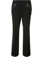 Rachel Zoe Zipped Pocket Trousers, Women's, Size: 6, Black, Silk/wool/spandex/elastane