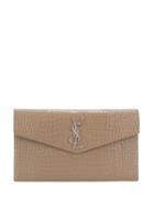 Saint Laurent Envelope Clutch - Neutrals