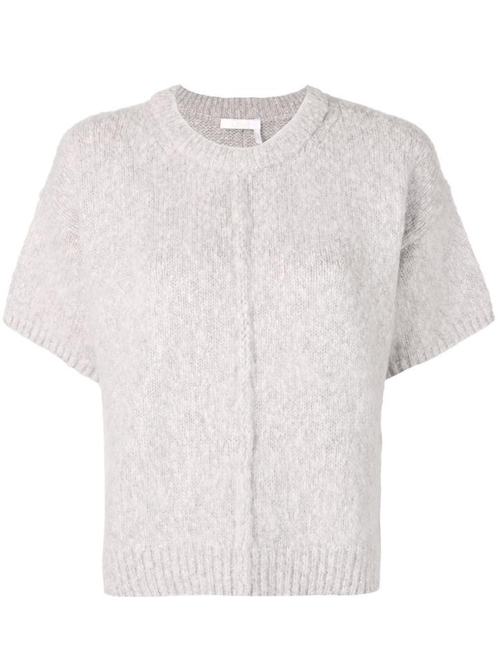 Chloé Knitted Top - Grey