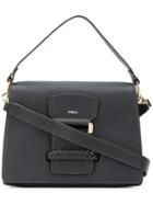 Furla Braid Embellished Tote Bag - Red