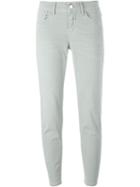 Closed Skinny Cropped Trousers, Women's, Size: 27, Grey, Cotton/spandex/elastane