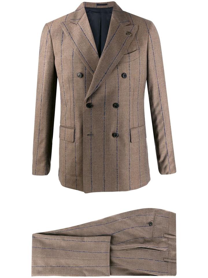 Gabriele Pasini Philosophy Striped Two-piece Suit - Neutrals