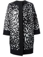 Fausto Puglisi Leopard Print Boxy Fit Coat