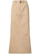 Josh Goot Utility Skirt, Women's, Size: Xs, Brown, Cotton/spandex/elastane