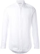 Abasi Rosborough - Collarless Shirt - Men - Cotton - L, White, Cotton