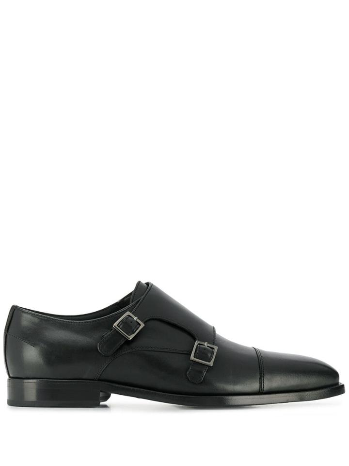Ps Paul Smith Double Monk Strap Shoes - Black