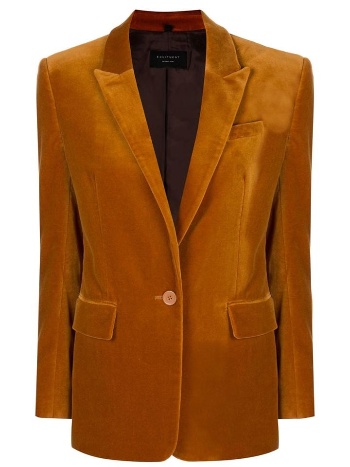 Equipment Oversized Blazer - Orange