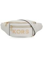 Michael Michael Kors Logo Plaque Belt Bag - White