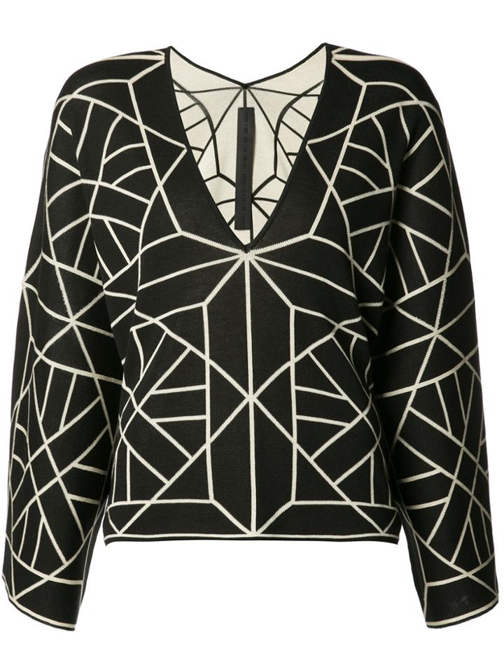 Gareth Pugh Knitted Long Sleeve T-shirt - Black