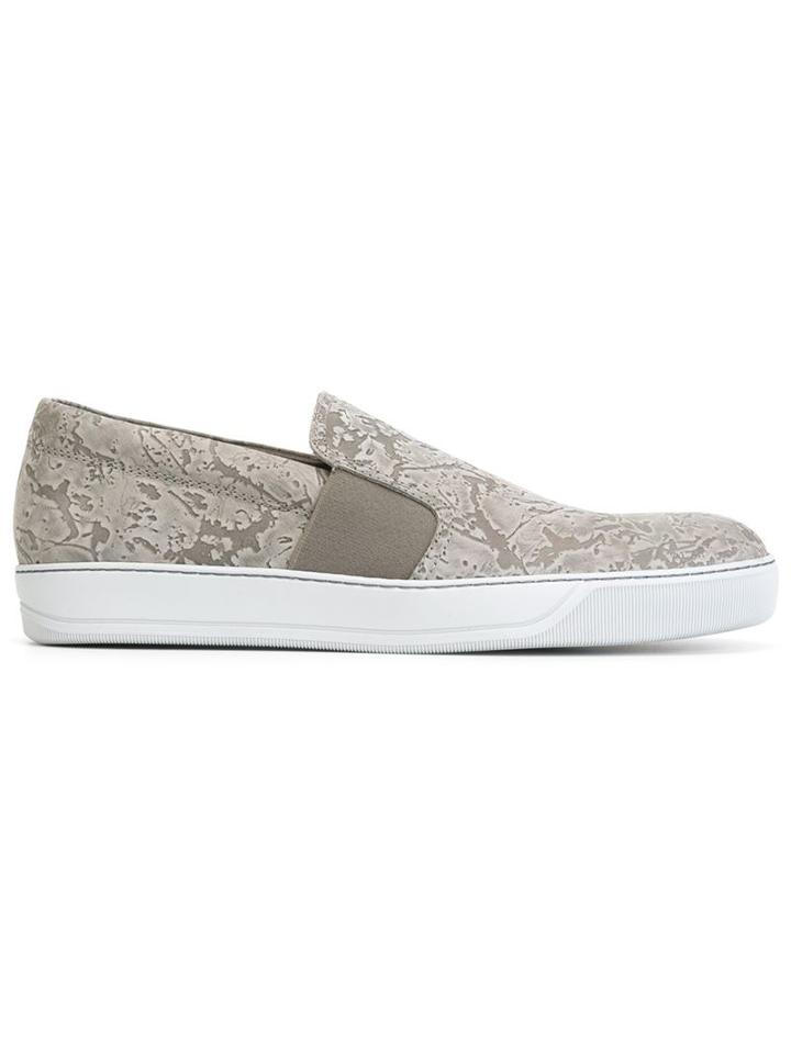 Lanvin 'pull-on' Textured Slip-on Sneakers