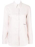 Calvin Klein 205w39nyc Striped Fitted Shirt - White