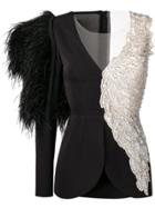 Loulou One-shoulder Embellished Top - Black