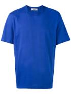 Msgm - Classic T-shirt - Men - Cotton - L, Blue, Cotton