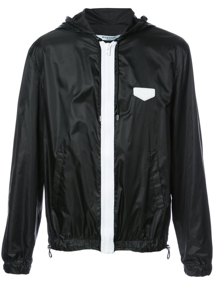 Givenchy - Logo Plaque Hooded Jacket - Men - Polyamide - 52, Black, Polyamide