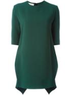 Marni Draped Back Blouse, Women's, Size: 44, Green, Triacetate/polyester/silk