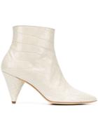 Polly Plume Patsy Pointed Boots - Neutrals