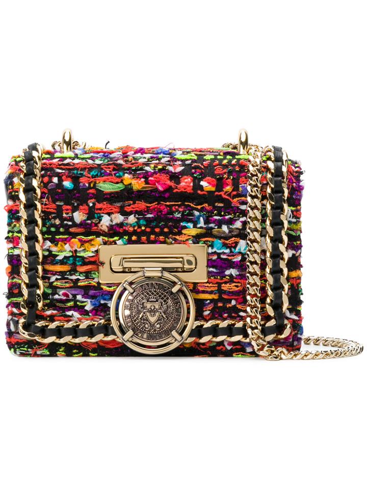 Balmain Baby Bbox Tweed Crossbody Bag - Multicolour