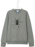 Lanvin Petite Spider Print Sweatshirt - Grey