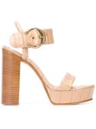 Chloé Platform Sandals - Brown