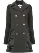 Moschino Double Breasted Pea Coat - Grey