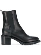 Premiata Almond Toe Ankle Boots - Black